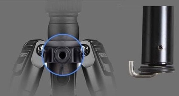 Sirui Traveler 7A Τρίποδο Φωτογραφικής Μηχανής, Αλουμινίου, 160cm