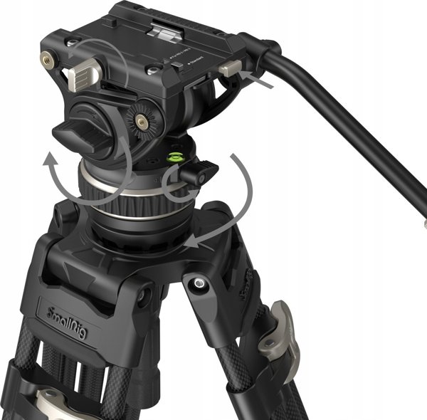 Statyw SmallRig 3989 Heavy-Duty Carbon Fiber Video Tripod Kit FreeBlazer