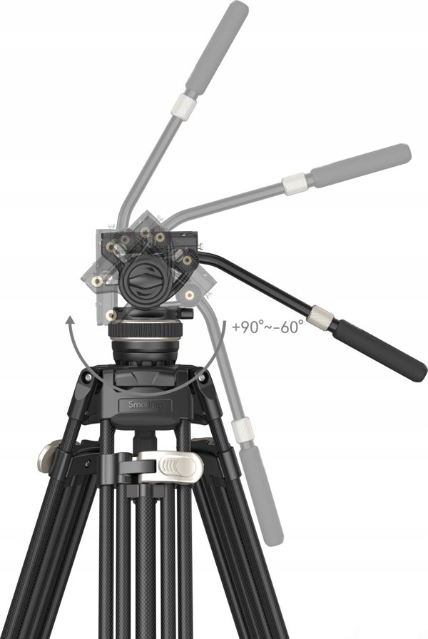 Statyw SmallRig 3989 Heavy-Duty Carbon Fiber Video Tripod Kit FreeBlazer