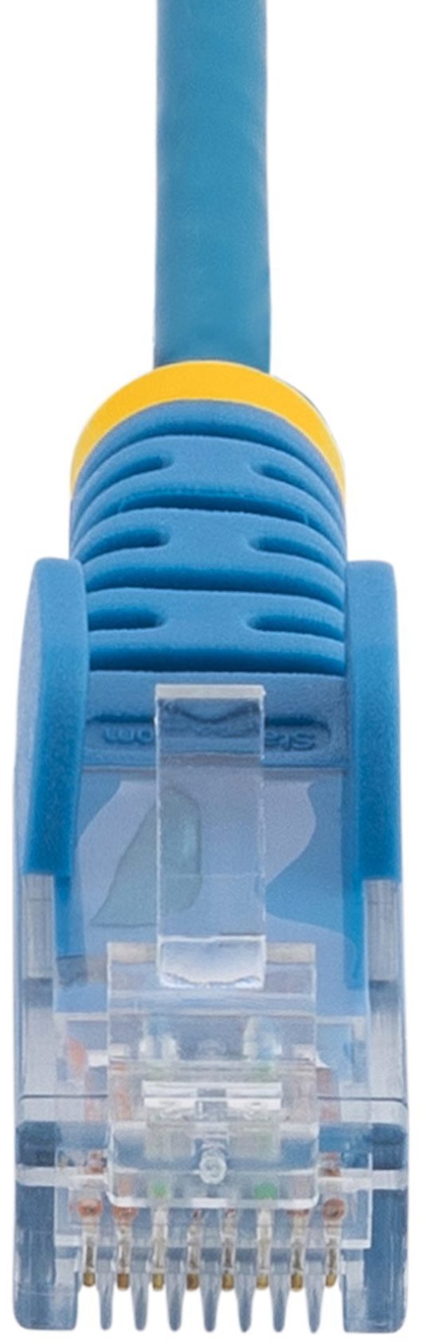 STARTECH.COM 25cm Blaues Slim CAT6-Netzwerkkabel 100W PoE Snagless RJ45 LSZH 28AWG Reines Kupfer Patchkabel-Ethernet Kabel