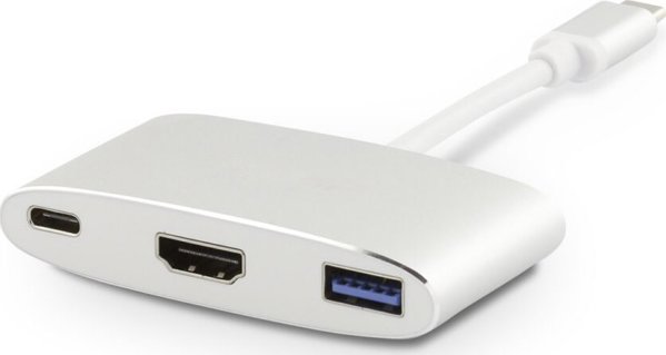 LMP Προσαρμογέας USB-C σε HDMI 4K, USB 3.0 & Power Delivery (LMP-USBC-HDMI-4K) για MacBook