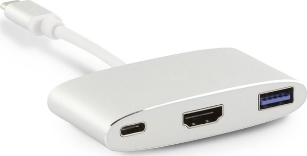 LMP Προσαρμογέας USB-C σε HDMI 4K, USB 3.0 & Power Delivery (LMP-USBC-HDMI-4K) για MacBook