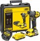 Stanley Παλμικό Κατσαβίδι 18V V20 SFMCF830D2K-QW Brushless 190Nm με 2 Μπαταρίες & Βαλιτσάκι
