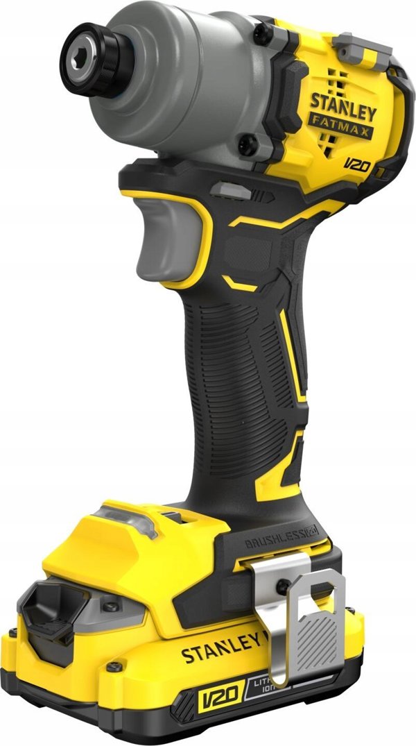 Stanley Παλμικό Κατσαβίδι 18V V20 SFMCF830D2K-QW Brushless 190Nm με 2 Μπαταρίες & Βαλιτσάκι