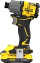 Stanley Παλμικό Κατσαβίδι 18V V20 SFMCF830D2K-QW Brushless 190Nm με 2 Μπαταρίες & Βαλιτσάκι