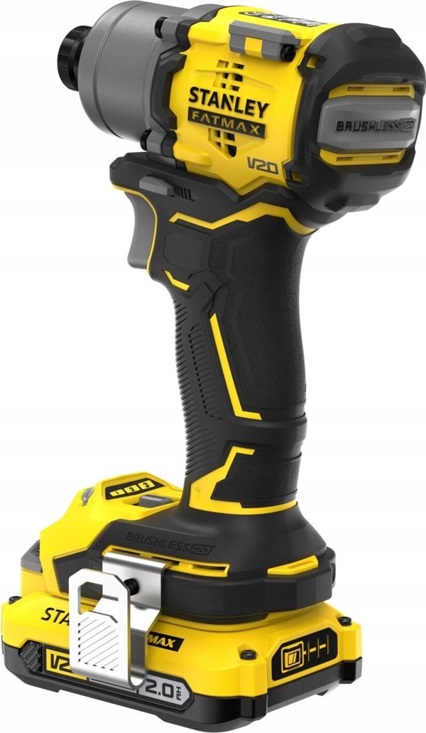 Stanley Παλμικό Κατσαβίδι 18V V20 SFMCF830D2K-QW Brushless 190Nm με 2 Μπαταρίες & Βαλιτσάκι