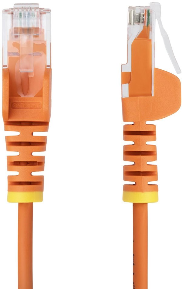 StarTech N6PAT50CMORS καλώδιο δικτύου Πορτοκαλί 0,5 m Cat6 U/UTP (UTP)