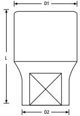 Stanley Δώδεκαγωνικό καρυδάκι 1/4" 11mm (STMT72891-8B)