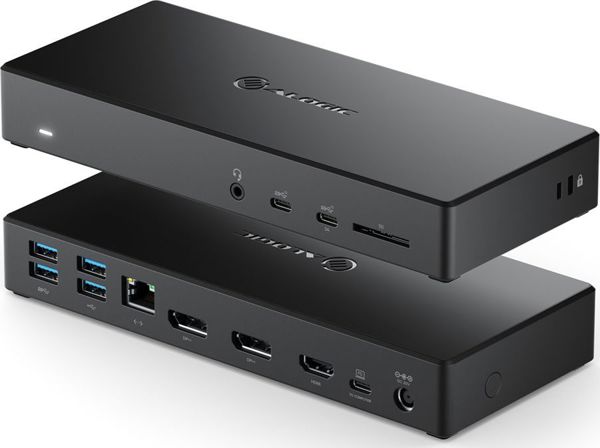 Alogic DUCMA3 Triple Display USB-C Docking Station - Σταθμός Αναπαραγωγής για 3 Οθόνες (2x DisplayPort & 1x HDMI)
