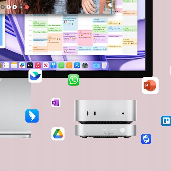 Βάση σύνδεσης Orico MiniLink 9σε1 με θέση για σκληρό δίσκο M.2 SSD - ασημί
