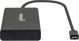 Manhattan USB-C Multiport Docking Station 152747 με HDMI, Gigabit Ethernet, Μαύρο