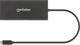 Manhattan USB-C Multiport Docking Station 152747 με HDMI, Gigabit Ethernet, Μαύρο