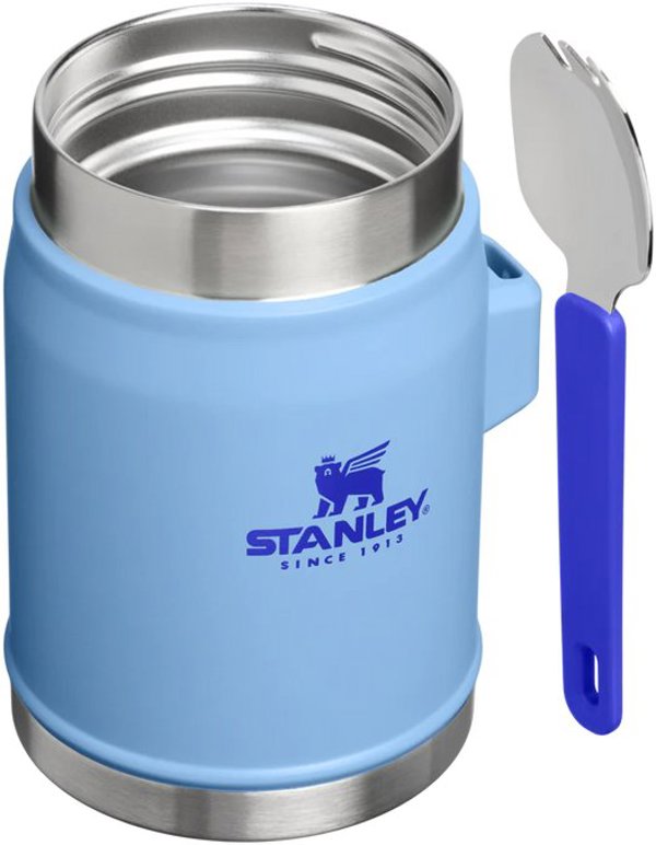 Stanley Termoss edienu The Legendary Food Jar+Spork 0 4L gaisi zils 1210001901407 1210001901407 (1210001901407)
