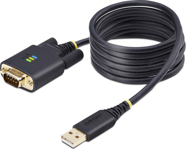 StarTech Καλώδιο USB σε Serial DB-9, 1P6FFCN, 2m, Μαύρο