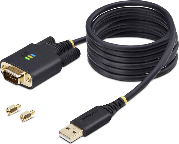 StarTech Καλώδιο USB σε Serial DB-9, 1P6FFCN, 2m, Μαύρο