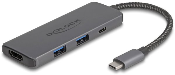 Delock USB Type-C Docking Station 8K, HDMI, USB, PD 3.0 100W, Μαύρο