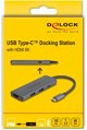 Delock USB Type-C Docking Station 8K, HDMI, USB, PD 3.0 100W, Μαύρο