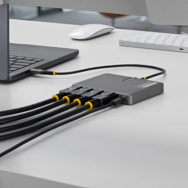 StarTech USB-C Docking Station για 4 Οθόνες 4K 60Hz με 140W PD Passthrough, USB Θύρες για Πληκτρολόγιο και Ποντίκι