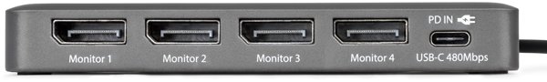 StarTech USB-C Docking Station για 4 Οθόνες 4K 60Hz με 140W PD Passthrough, USB Θύρες για Πληκτρολόγιο και Ποντίκι