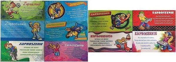 Stamp Zaproszenia Young 10 τεμ. Μικτό Σχέδια