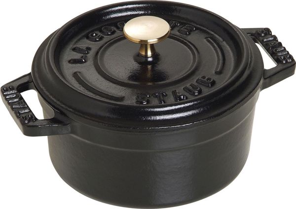 Staub Μαντεμένια Μίνι Κατσαρόλα, Στρογγυλή, 250ml, Μαύρη