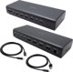 I-TEC Universal Docking Station 6x 4K, USB-A/USB-C/Thunderbolt, 2x HDMI, 2x DisplayPort, Gigabit Ethernet, Μαύρο (CA6MONITORDOCKPD)