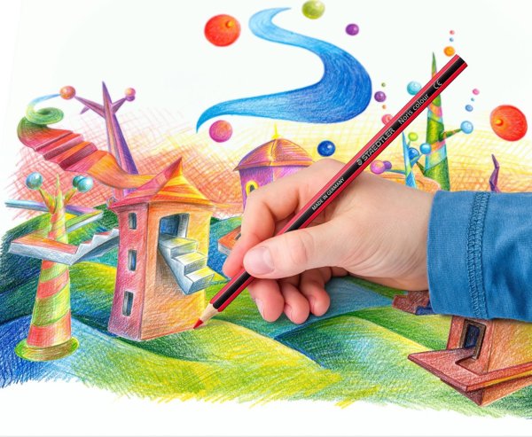 Staedtler Μολύβια Χρωματιστά Noris Colour 185, 36 Τεμάχια σε Κουτί