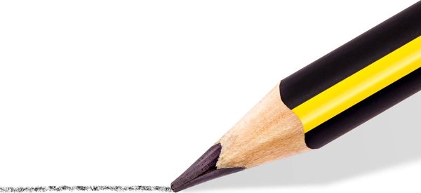 Staedtler Μολύβι Noris Jumbo 119, HB, Τριγωνικό, 4mm, 2 Τεμάχια σε Blister