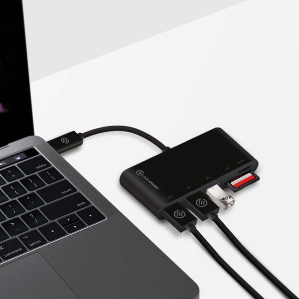 Alogic MultiPort Adapter & Card Reader (UC3ACR) - USB-C Hub για Laptop και Tablet