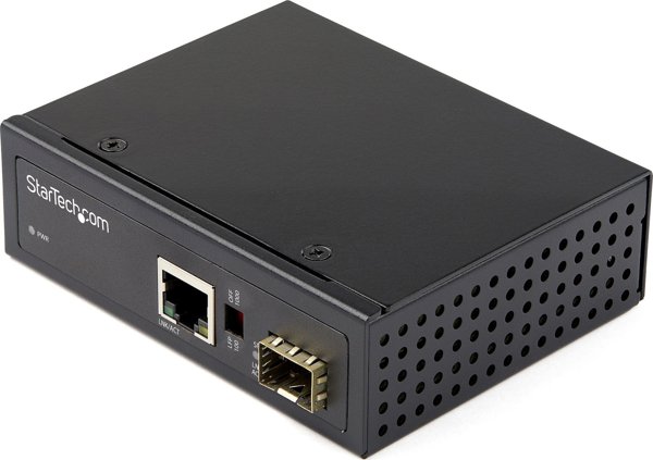 StarTech IMC1GSFP .com konwerter sieciowy 1000 Mbit/s Multifunkcyjny, Pojedynczy Czarny