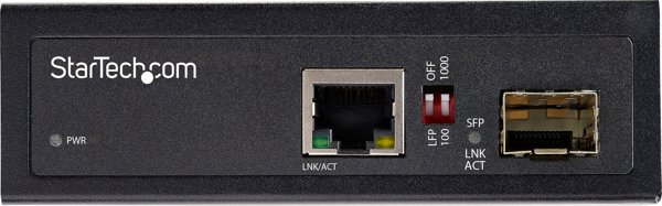 StarTech IMC1GSFP .com konwerter sieciowy 1000 Mbit/s Multifunkcyjny, Pojedynczy Czarny