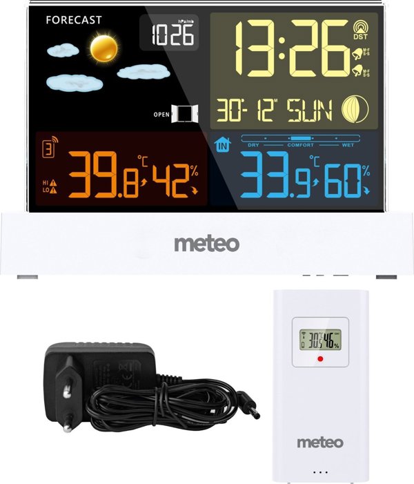 Stacja pogodowa Meteo METEO SP110B z DCF biala