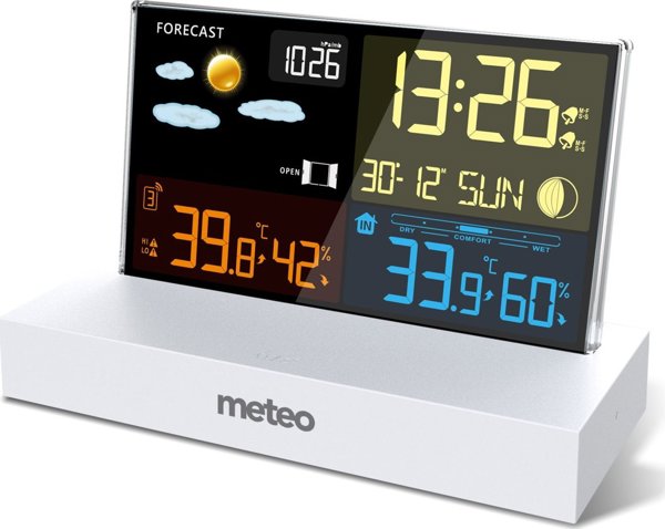 Stacja pogodowa Meteo METEO SP110B z DCF biala