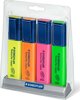Staedtler Textsurfer Classic 364 Μαρκαδόροι Υπογράμμισης, Λοξή Μύτη, 4 Χρώματα (Πράσινο, Πορτοκαλί, Ροζ, Κίτρινο)