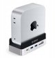 Stacja dokujaca Orico MiniDock 10w1 z kieszenia na dysk twardy SSD srebrna