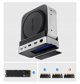 Stacja dokujaca Orico MiniDock 10w1 z kieszenia na dysk twardy SSD srebrna