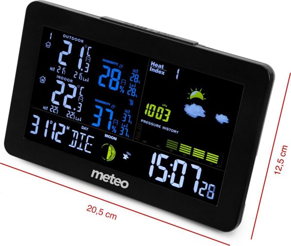 Stacja pogodowa Meteo Stacja pogodowa METEO SP99 LCD VA