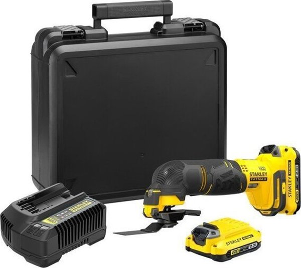 Stanley Fatmax Πολυεργαλείο SFMCE500D2K 18V V20 με 2 Μπαταρίες 2.0Ah και Φορτιστή σε Θήκη Μεταφοράς