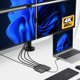 Stacja/replikator StarTech STARTECH.COM USB-C do 4-Monitor Workstation Adapter 4K 60Hz HDMI 140W PD Passthrough USB dla klawiatury i myszy TAA