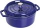Staub Στρογγυλή Μαντεμένια Κατσαρόλα 3.8L, Μπλε, Εμαγιέ Μαντέμι