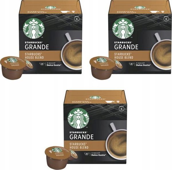 Starbucks Grande House Blend 36 Κάψουλες για Dolce Gusto