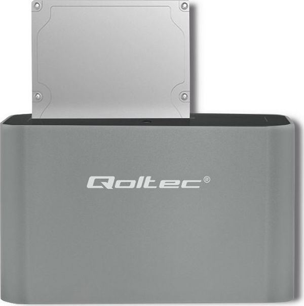 Qoltec Σταθμός Σύνδεσης Δίσκων HDD/SSD 2.5"/3.5" SATA σε USB 3.2 Gen 1 (50315)