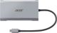 Acer USB-C Docking Station 12-in-1 (HP.DSCAB.009) με 2xHDMI, DisplayPort, RJ45, USB 3.2, SD/TF & PD, Γκρι