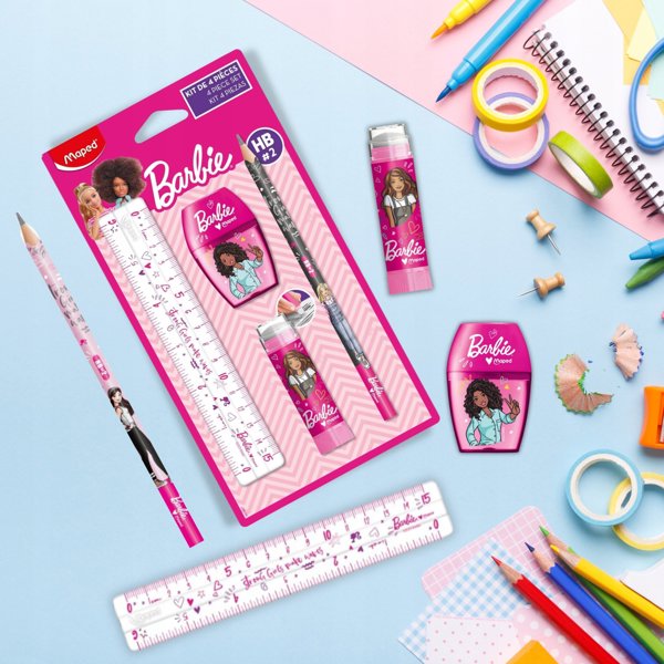 Step By Step Σετ Σχολικών Ειδών Barbie 4 Τεμαχίων 981867