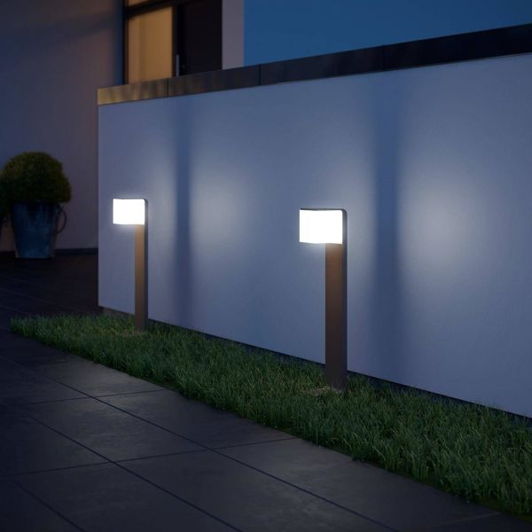 Steinel GL 80 LED iHF Φωτιστικό Κήπου με Αισθητήρα Κίνησης, 9.5W, Ασημί