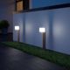 Steinel GL 80 LED iHF Φωτιστικό Κήπου με Αισθητήρα Κίνησης, 9.5W, Ασημί