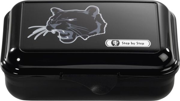Step by Step Κουτί Μεσημεριανού Γεύματος Wild Cat, με 2 Διαμερίσματα & Συρόμενο Διαχωριστικό