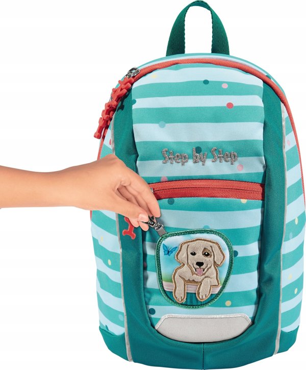 Step by Step Σακίδιο Πλάτης για Νήπια Kinga Mini Dog Lucky, Εργονομικό, Πολύχρωμο