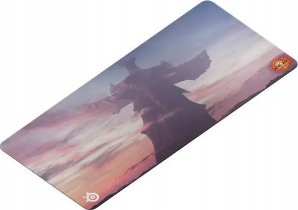 SteelSeries Gaming Mouse Pad QcK XXL World of Warcraft Edition, Υφασμάτινο, Μαύρο/Art, 900 x 400 mm