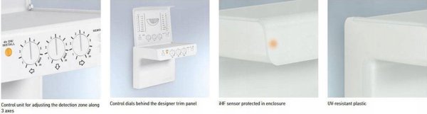 Steinel iHF 3D Ανιχνευτής Κίνησης Bluetooth, Εξωτερικού Χώρου, Μαύρος, 7m